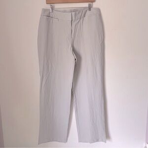Chico's Travelers Welt Pocket Long Pant Fairfax Gray Comfort Classic Large